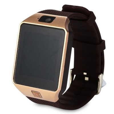 All-in-1 Watch Cell Phone and Smart Watch for Android IOS Samsung HTC and Other Android Smartphones Gold-3348